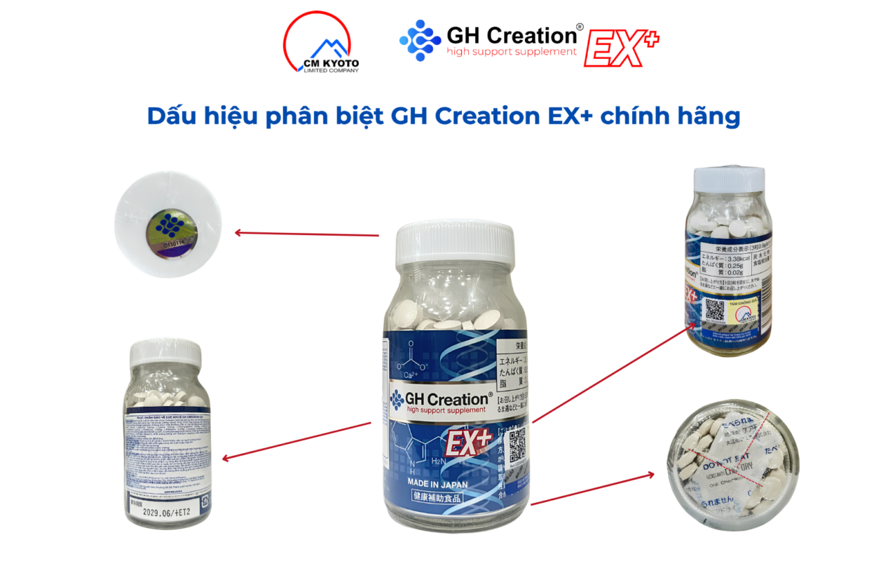 Thực phẩm bảo vệ sức khỏe GH CREATION EX+