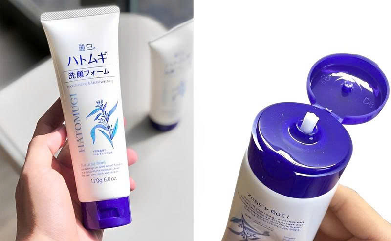 Sữa Rửa Mặt Chiết Xuất Hạt Ý Dĩ Hatomugi 170g