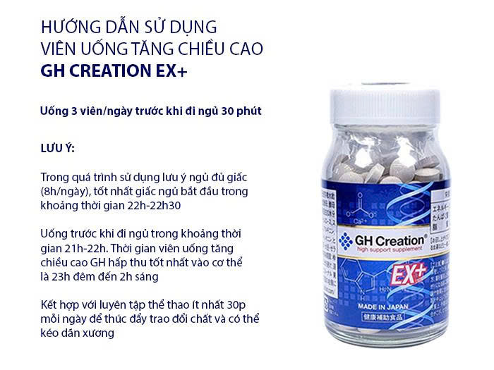 Thực phẩm bảo vệ sức khỏe GH CREATION EX+