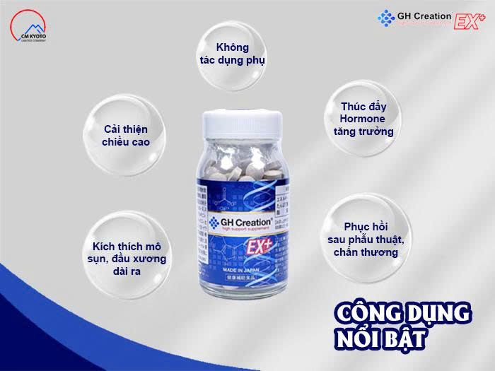 Thực phẩm bảo vệ sức khỏe GH CREATION EX+