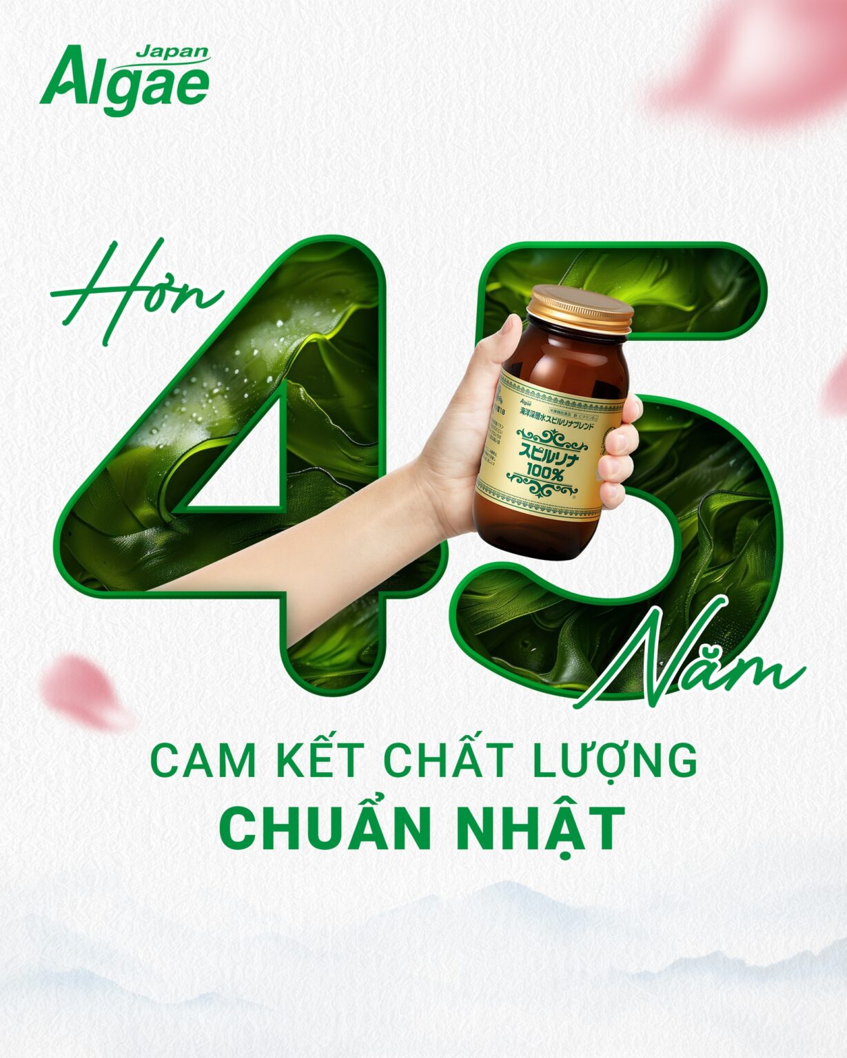 JAPAN ALGAE – HƠN 45 NĂM GẮN BÓ VỚI CHẤT LƯỢNG VÀ SỨC KHỎE