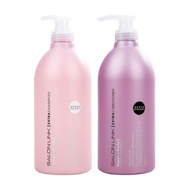 Gội xả dưỡng ẩm phục hồi Salon Link Extra 1000 ml