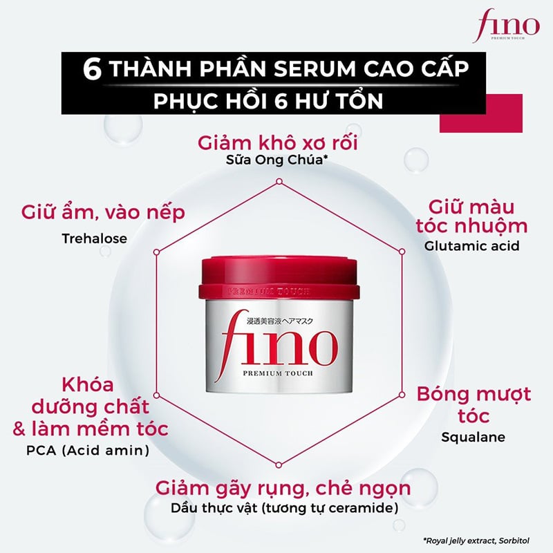 Kem Ủ Tóc Fino Premium Touch