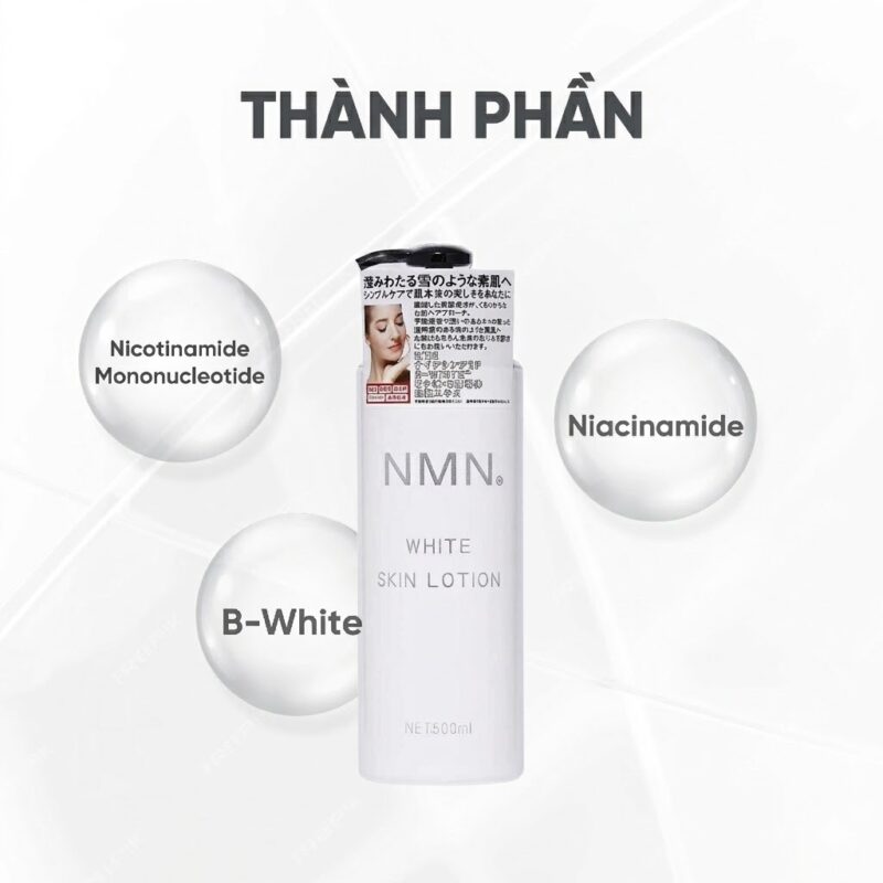 Nước Hoa Hồng NMN White Skin Lotion 500ml 