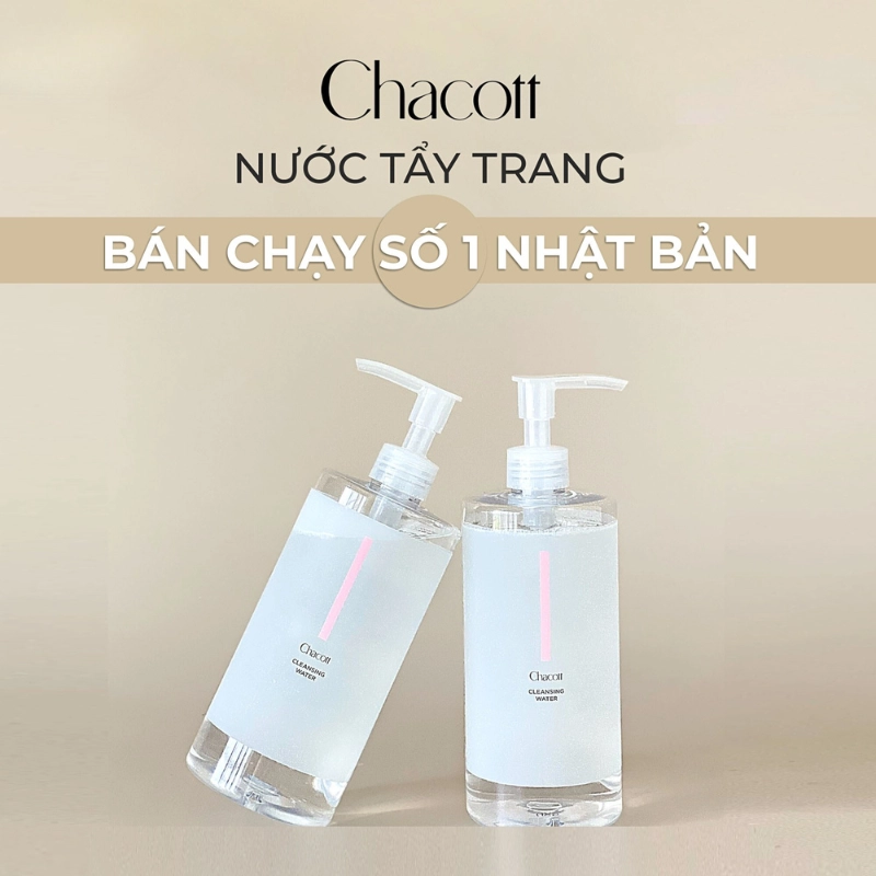 Nước tẩy trang Chacott Cleansing Water 500ml