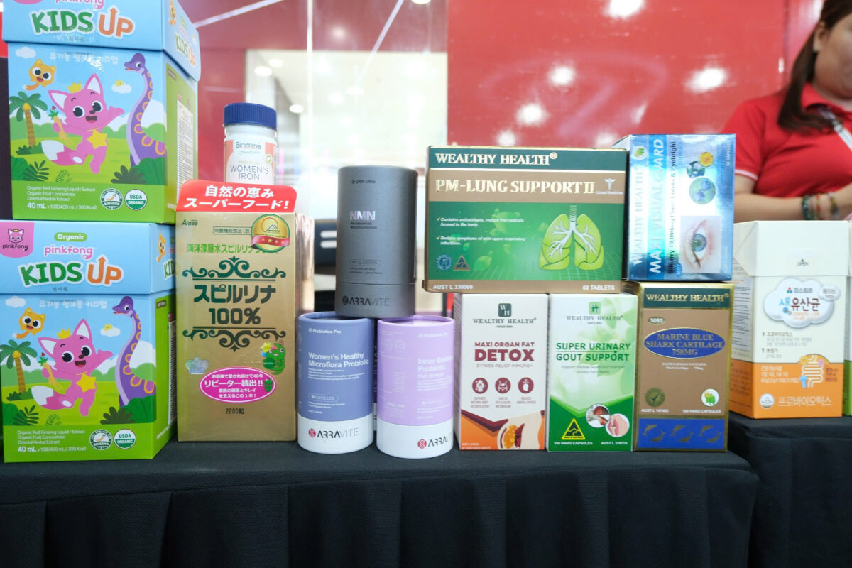 Tảo xoắn Japan Algae góp mặt trong gian hàng sự kiện