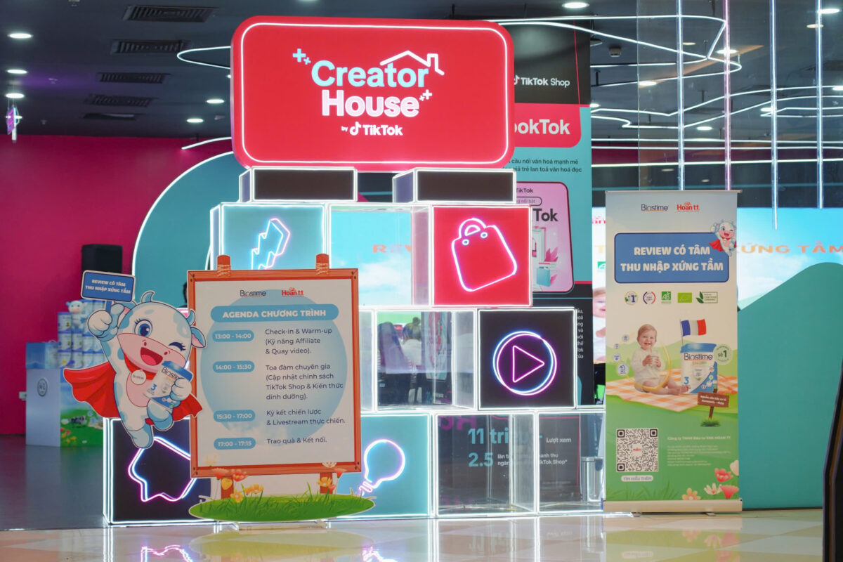 Sự kiện Mẹ & Bé do Hoan TT phối hợp cùng Biostime tổ chức