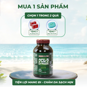 Tảo Lục Chlorella Royal DX Nhật Bản 1550 viên