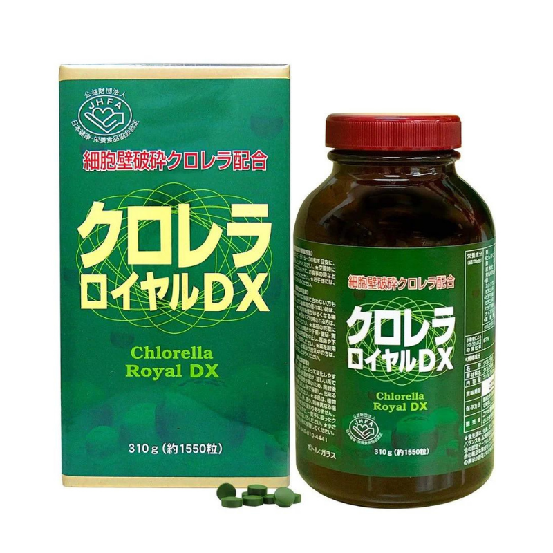 Tảo Lục Chlorella Royal DX Nhật Bản 1550 viên