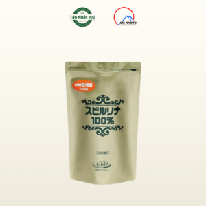 Tảo xoắn Spirulina 2400 viên dạng túi Nhật Bản
