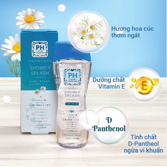 Dung Dịch Vệ Sinh Phụ Nữ PH Japan Premium 150ml – Hương Hoa Cỏ