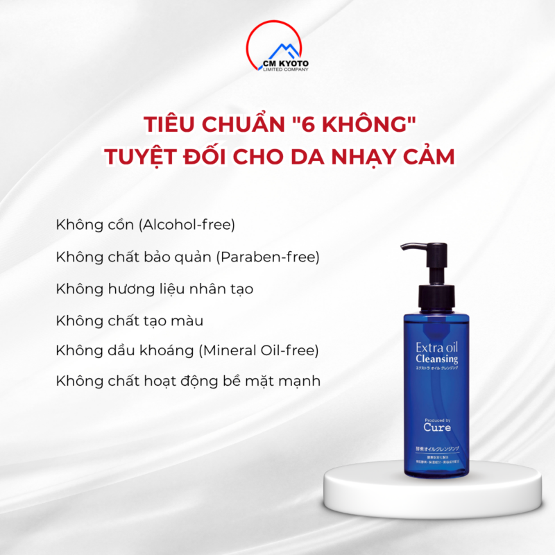 Dầu Tẩy Trang Cure Extra Oil Cleansing 200ml