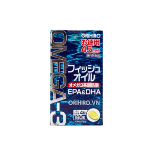 Viên Uống Dầu Cá Omega 3 Orihiro - Hộp 180 viên